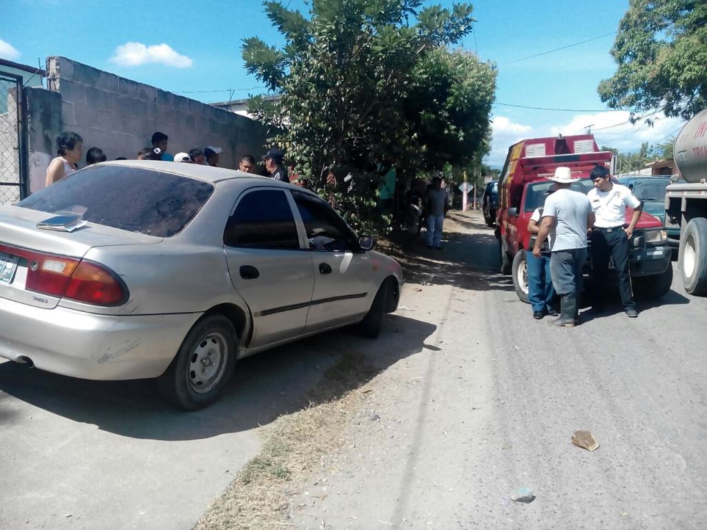 Lugar donde se registró el ataque armado en la cabecera de Zacapa. (Foto Prensa Libre: Víctor Gómez).