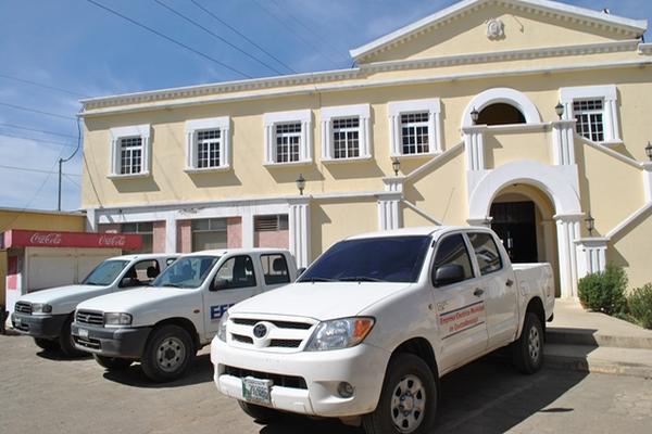 Fachada de la Empresa Eléctrica Municipal de Quetzaltenango. (Foto Prensa Libre: Alejandra Martínez)<br _mce_bogus="1"/>