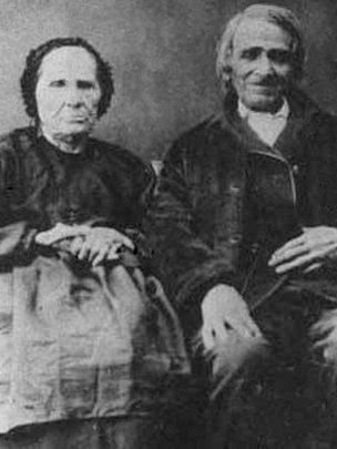 St. Martin con su esposa. ROCKY MOUNTAIN OUTFIT