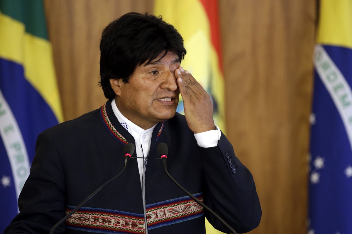 Evo Morales, presidente de Bolivia. (Foto Prensa Libre: EFE).