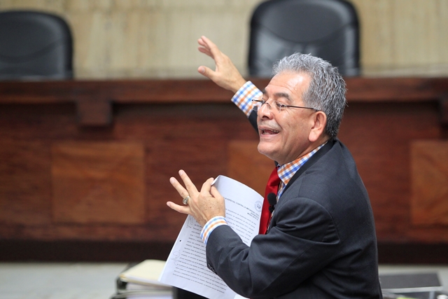 El juez de Mayor Riesgo B, Miguel Ángel Gálvez dicta falta de mérito a cuatro de los 57 implicados en caso Cooptación del Estado. (Foto Prensa Libre: Hemeroteca PL)