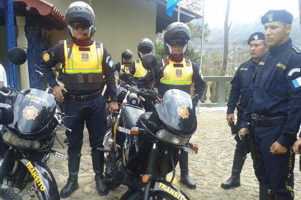 La estación contará con 50 agentes de tránsito. (Foto Prensa Libre: Mingob)