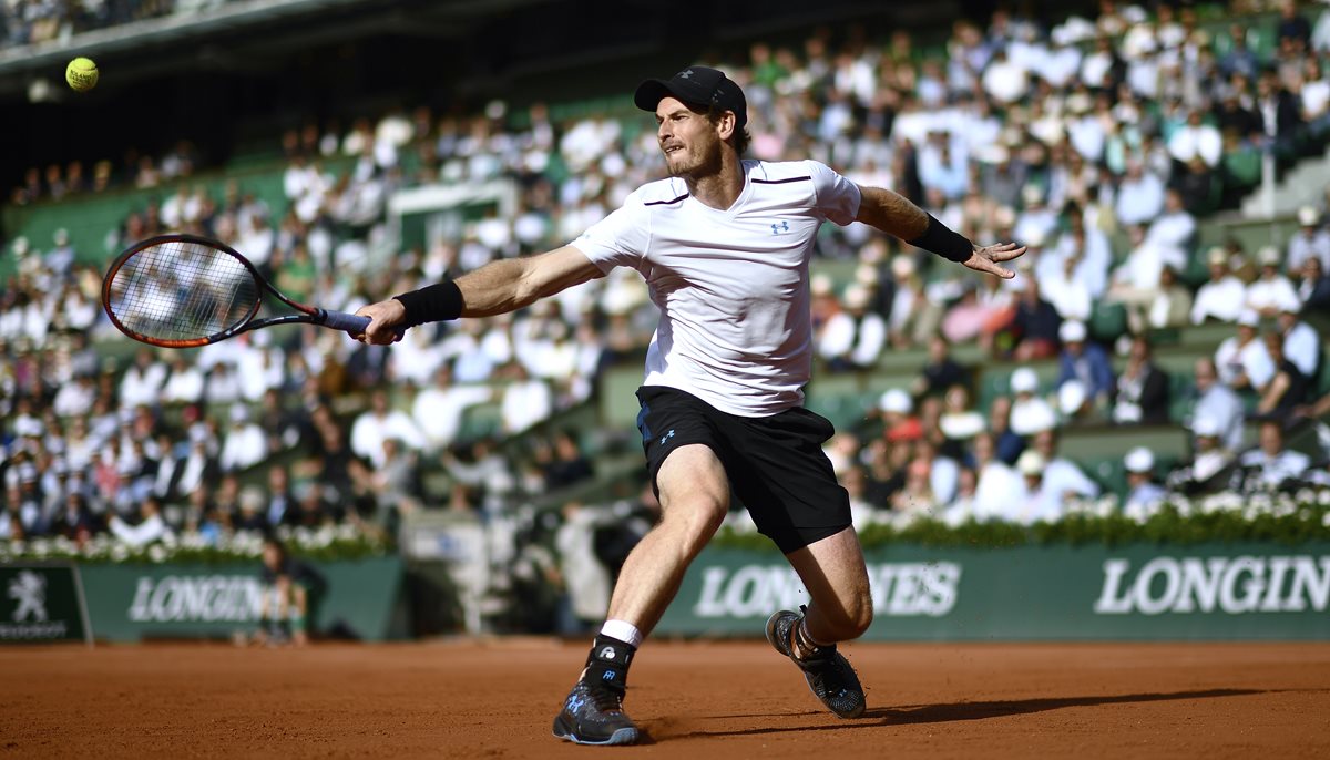 El número uno del mundo de la ATP, Andy Murray, buscará ganar por primera vez Roland Garros. (Foto Prensa Libre: AFP)