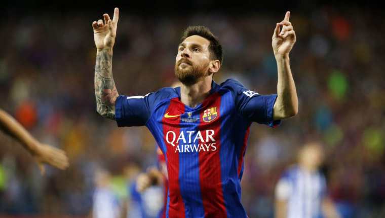 Lionel Messi continuará vistiendo la camiseta del Barcelona hasta 2021. (Foto Prensa Libre: Twitter @Barcelona_es)
