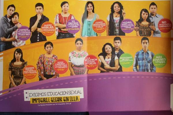 Parte de la campaña de televisión y radio que lanzaron 10 organizaciones de jóvenes para pedir más y mejor información sobre sexualidad.