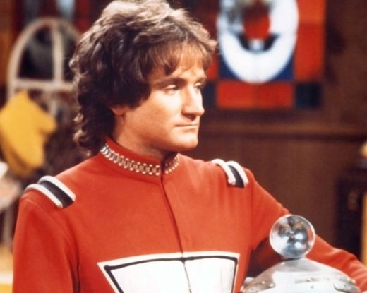 En su papel de extraterrestre en "Mork y Mindy". GETTY IMAGES