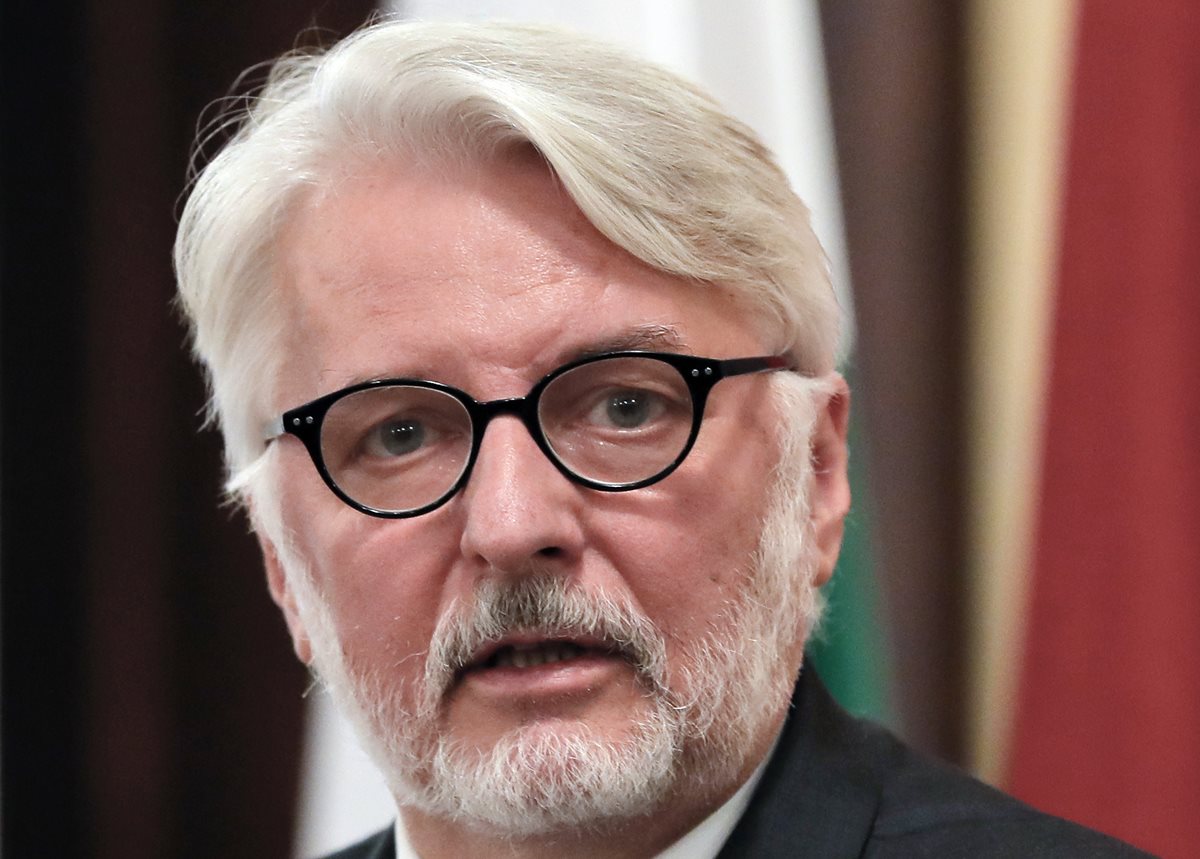 Witold Waszczykowski, ministro de Exteriores polaco. (Foto Prensa Libre: AP).