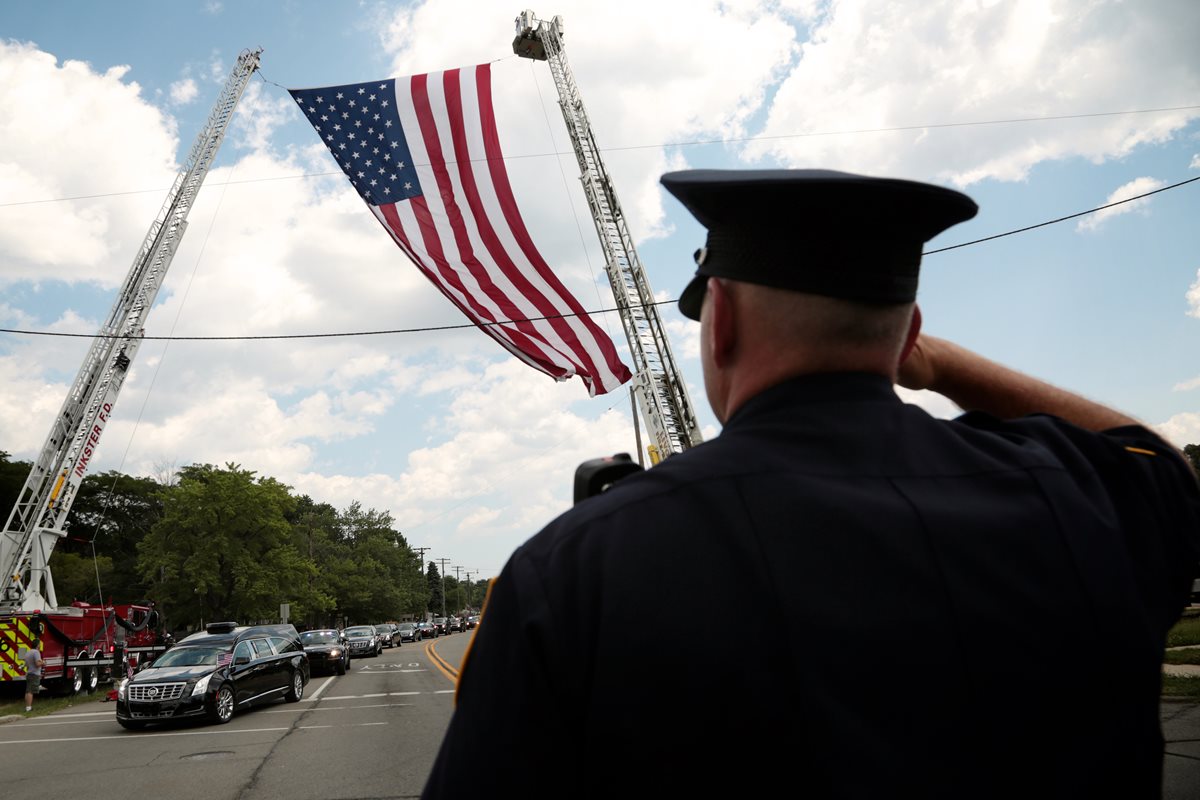 La muerte de uniformados ha estado en el foco de atención en EE. UU. durante las últimas semanas.(Foto Prensa Libre: AP).