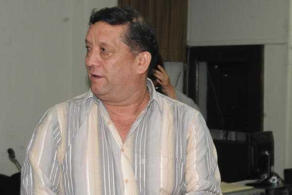 El ex alcalde Augusto Belarmino Montúfar Ramírez, absuelto del delito de homicidio. (Foto Prensa Libre: José Rosales)<br _mce_bogus="1"/>