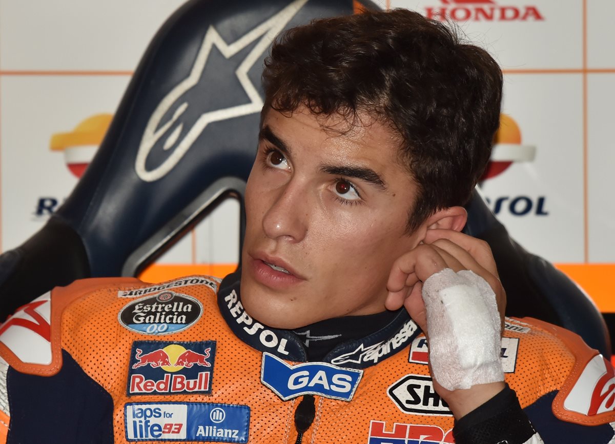 Marc Márquez afirma que se siente más seguro para el GP de Australia. (Foto Prensa Libre: AFP)