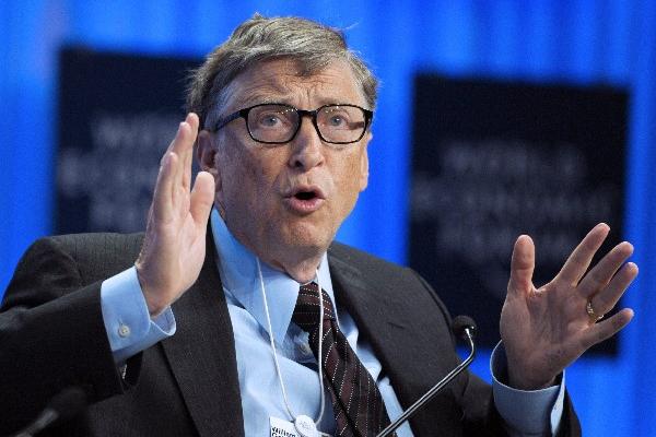 Bill Gates, el magnate estadounidense, invitó a los millonarios de China a ayudar a los más pobres. (Foto Prensa Libre: AFP)