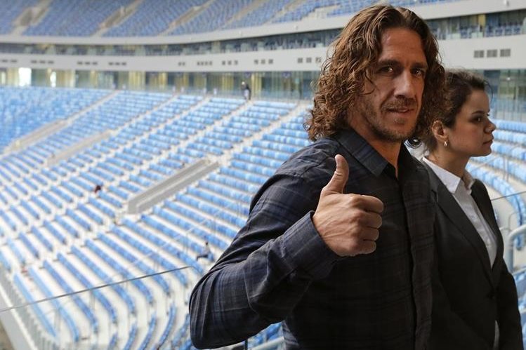 Carles Puyol impartirá clínicas a niños guatemaltecos en Mazatenango, el 4 y 5 de septiembre. (Foto Prensa Libre: EFE)