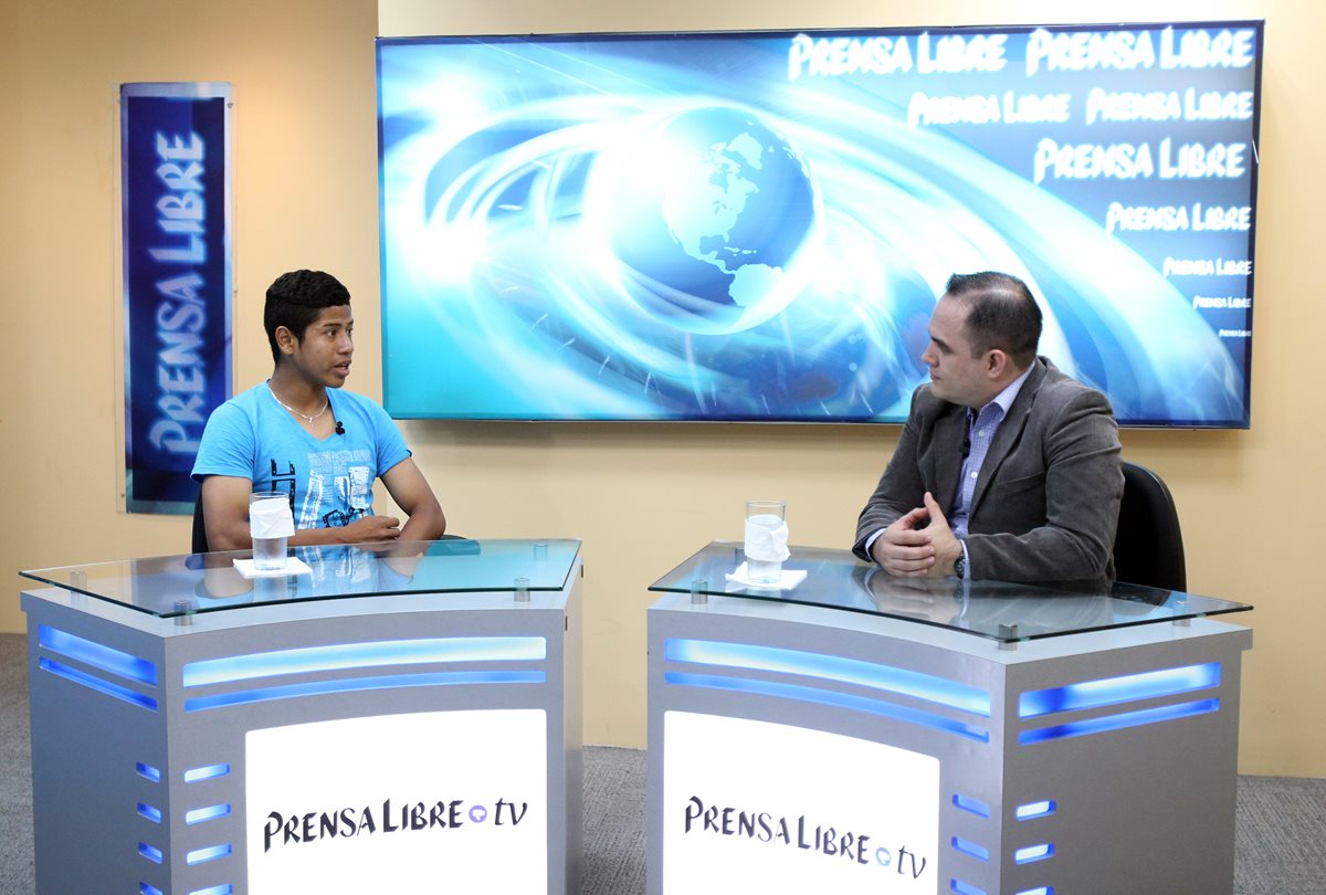 Pedro Altán durante La Entrevista de TodoDeportes en Prensa Libre. (Foto Prensa Libre: Óscar Felipe)