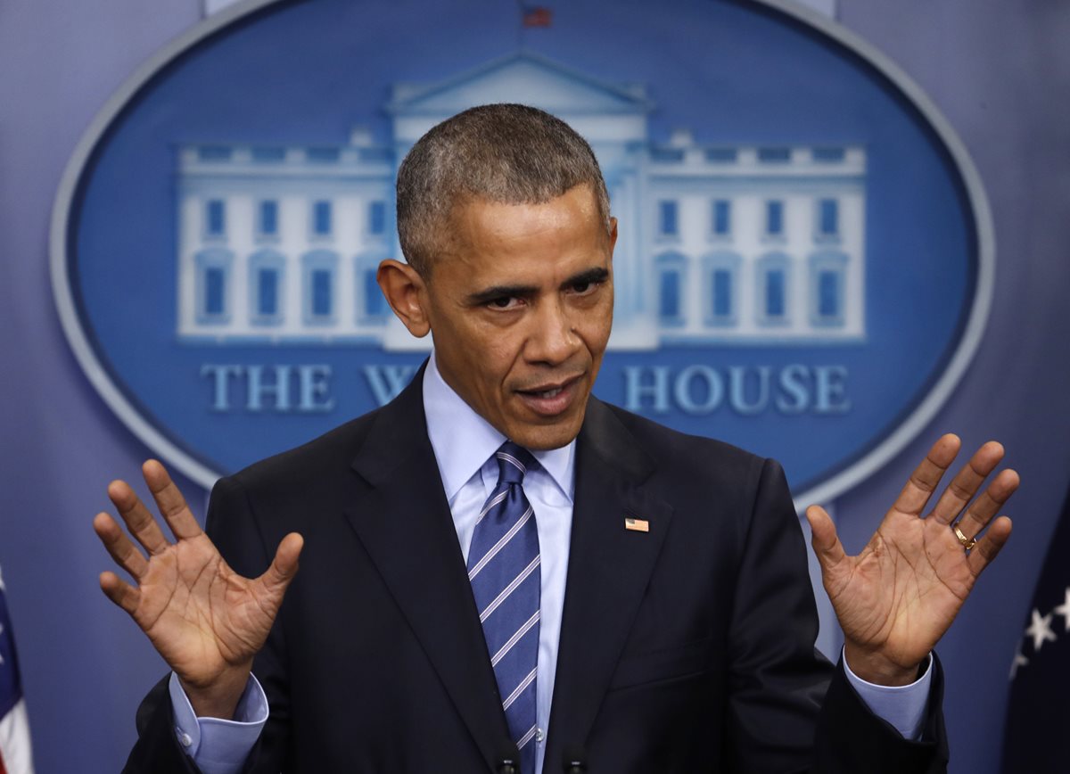 Barack Obama, presidente de EE. UU., dejará el cargo el 20 de enero próximo. (Foto Prensa Libre: AP).