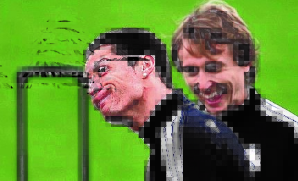 Cristiano Ronaldo y Luka Modric fueron compañeros en el Real Madrid. (Foto Prensa Libre: Hemeroteca PL)