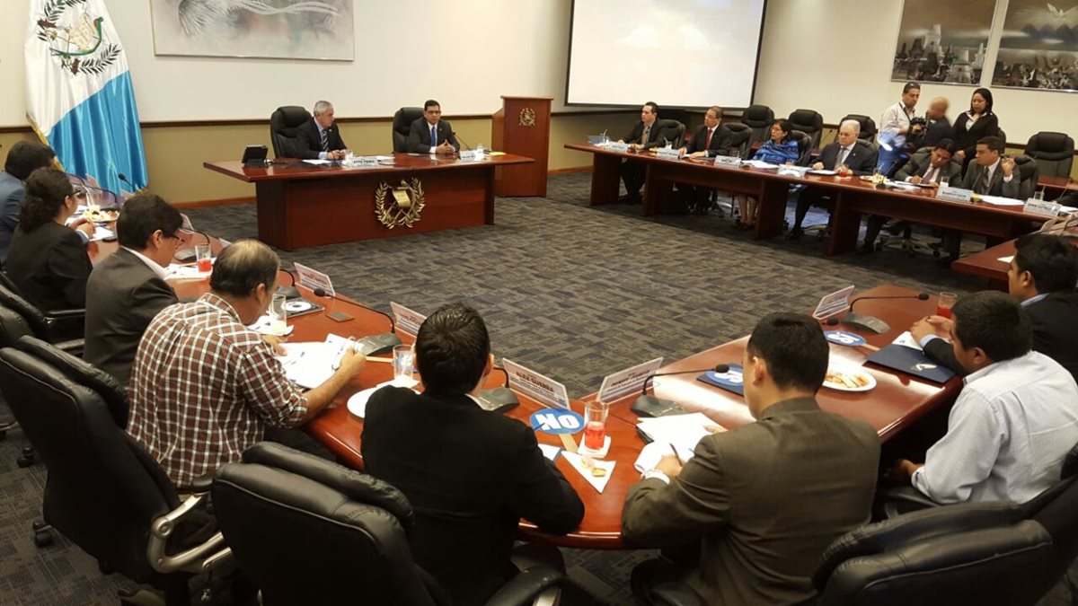 El Consejo Nacional de Cambio Climático se reunió este jueves. (Foto Prensa Libre: Geovanni Contreras)