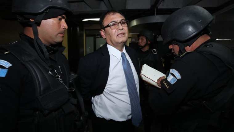 El magistrado Eddy Giovanni Orellana Donis es sindicado por el Ministerio Público por el delito de cohecho pasivo. (Foto Prensa Libre: Érick Ávila)