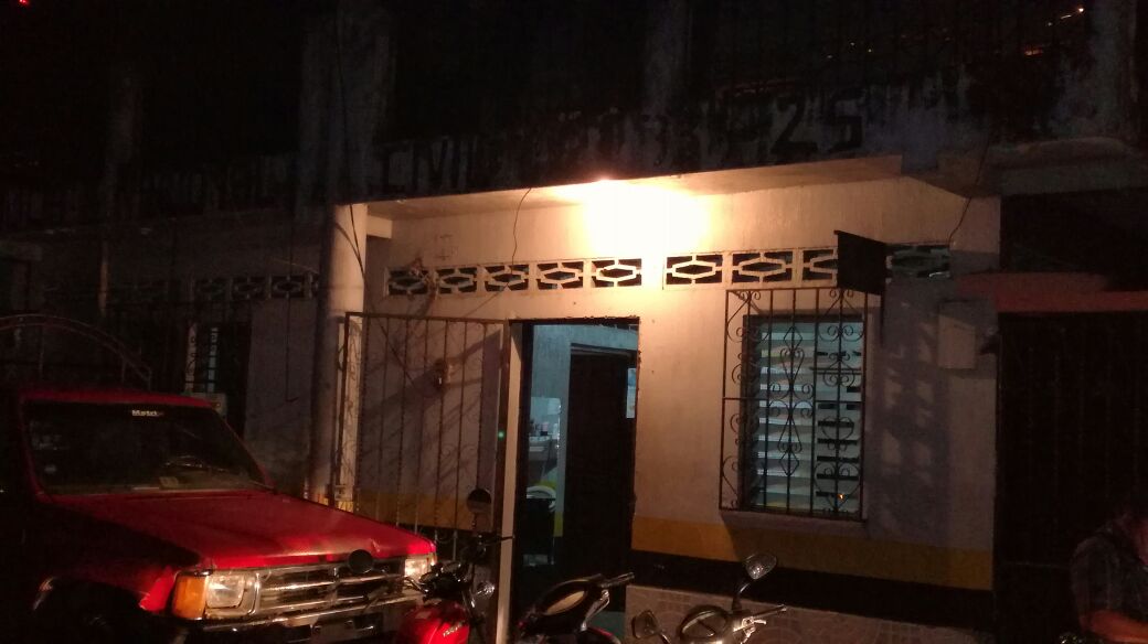 Subestación de la PNC en San Pablo Jocopilas, Suchitepéquez. (Foto Prensa Libre: Cristian Icó Soto.