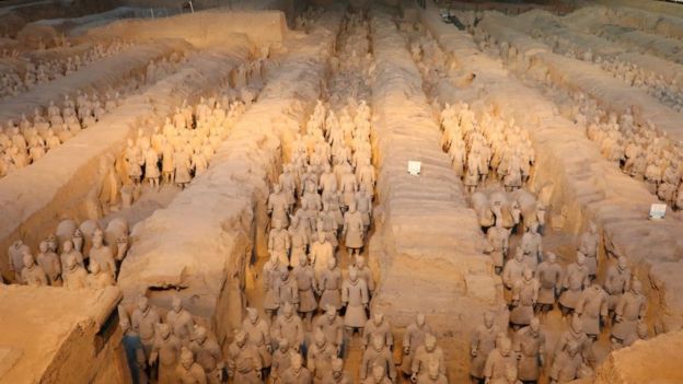 El de los Guerreros de Terracota es uno de los mayores hallazgos arqueológicos del siglo XX. GETTY IMAGES