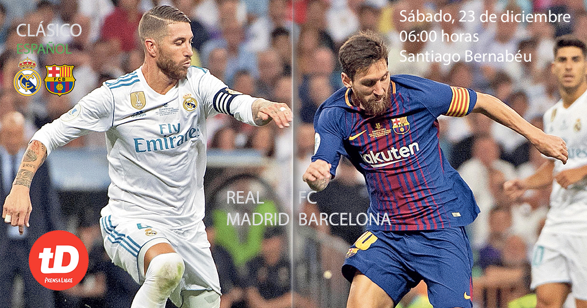 El Santiago Bernabéu es testigo de otro gran clásico entre los equipos más seguidos del mundo. (Foto Prensa Libre: TodoDeportes)