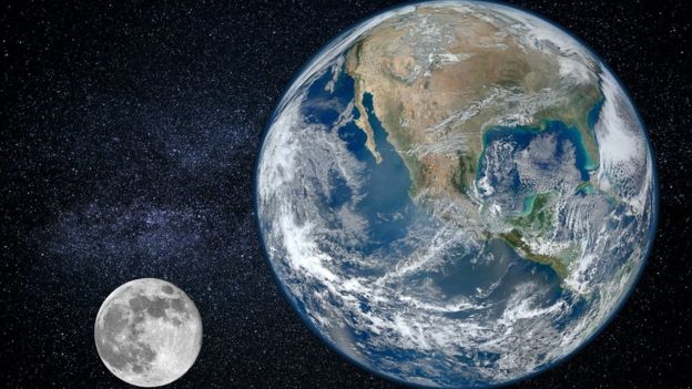 Entre la Tierra y la Luna hay zonas donde se acumula polvo interplanetario. GETTY