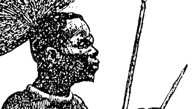 El Negro fue un guerrero africano que después de su muerte en 1830 fue llevado por un comerciante francés a Europa donde se convirtió en una especie de trofeo de caza.
