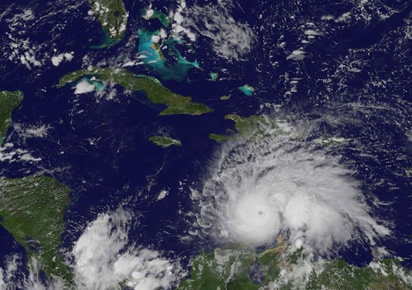 Matthew, el quinto huracán de la actual temporada ciclónica en el Atlántico. (Foto Prensa Libre:EFE).