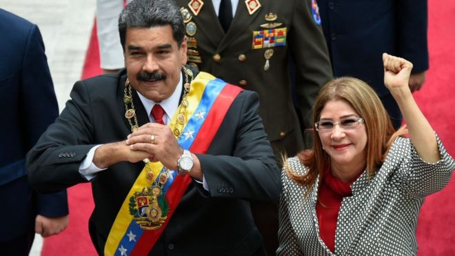 El Departamento del Tesoro ha impuesto sanciones sobre Cilia Flores, la esposa de Nicolás Maduro. GETTY IMAGES
