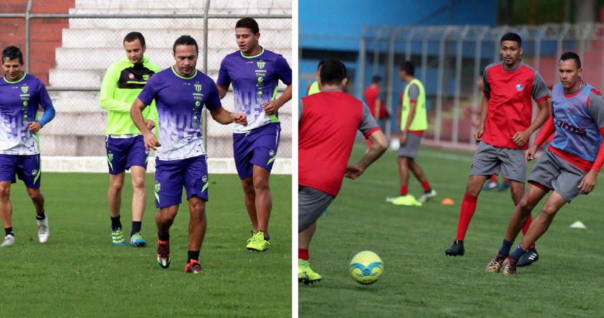 El campeón nacional Antigua GFC y el subcampeón Municipal disputarán partidos amistosos este fin de semana. (Foto Prensa Libre: Renato Melgar y Carlos Vicente)