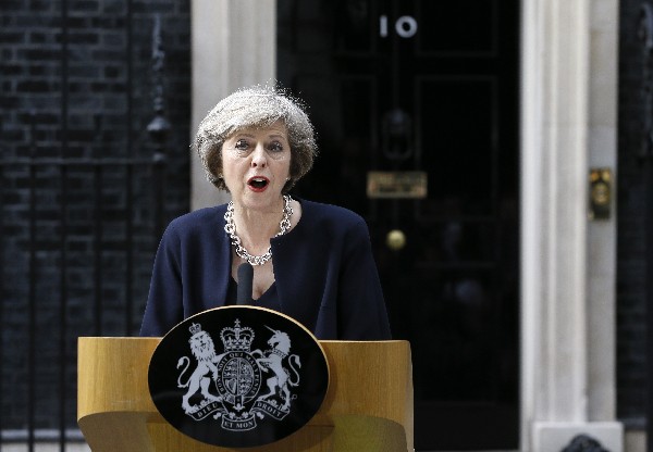 Theresa May es la nueva primer ministra británica. (Foto Prensa Libre:AP).