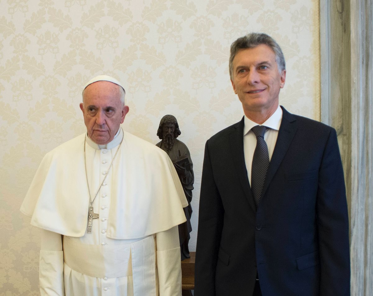 El Papa y Macri hablan de pobreza y reconciliación social en Argentina