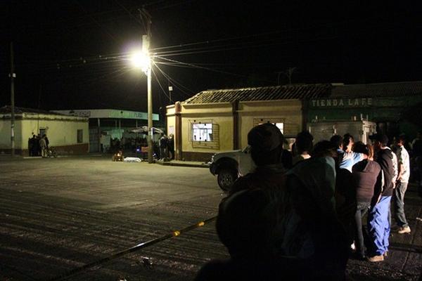 Lugar donde quedó muerta la madre del exalcalde e San Manuel Chaparrón, Jalapa. (Foto Prensa Libre: Hugo Oliva)