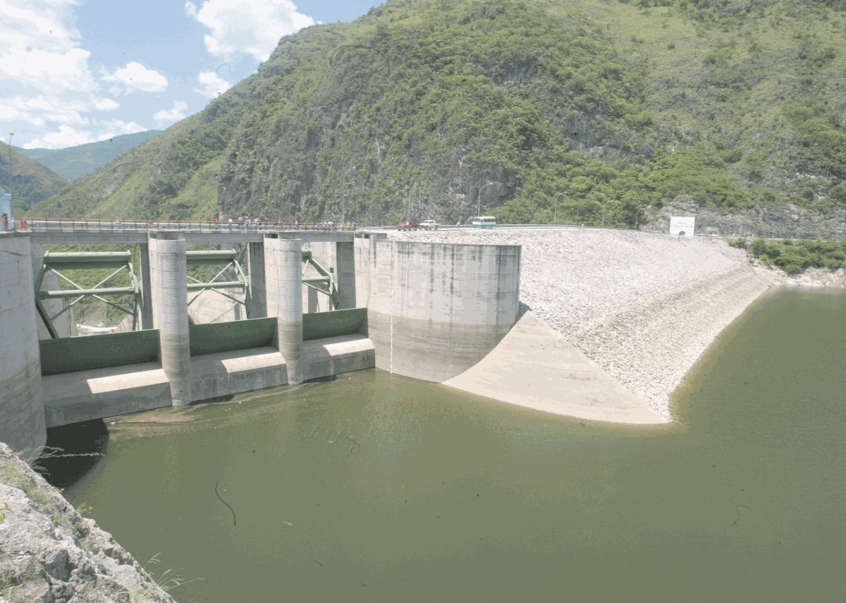 Hidroeléctrica Chixoy, propiedad del Instituto Nacional de Electrificación (INDE). (Foto Prensa Libre: Hemeroteca PL)