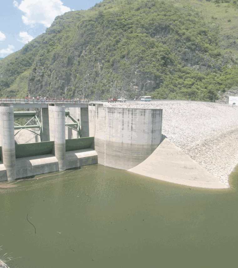 Hidroeléctrica Chixoy, propiedad del Instituto Nacional de Electrificación (INDE). (Foto Prensa Libre: Hemeroteca PL)