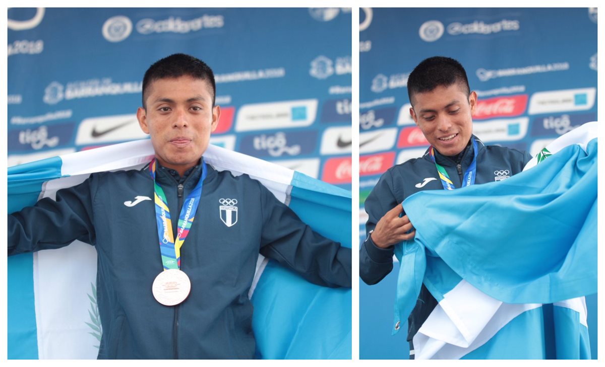 Williams Julajuj, el maratonista guatemalteco que trabajó 11 años para subir al podio en Barranquilla 2018