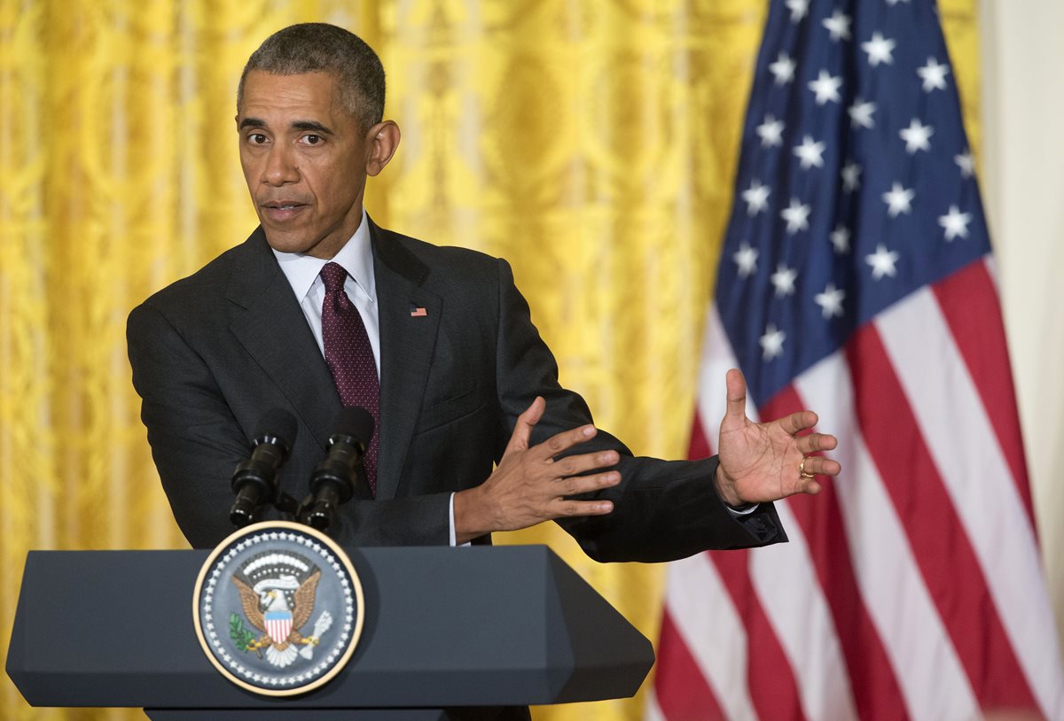 Barack Obama, presidente de EE. UU. (Foto Prensa Libre: AP)