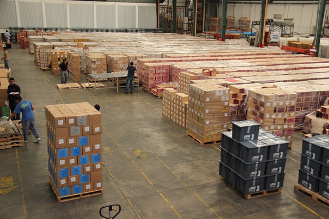 Las cajas con el material educativo serán distribuidas antes del 6 de noviembre. (Foto Prensa Libre: Cortesía Mineduc)