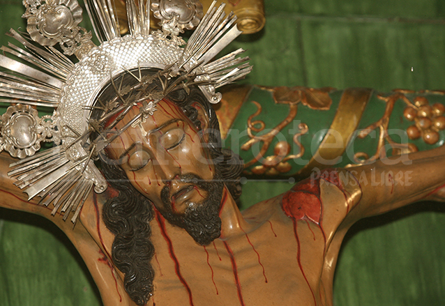 Cristo del Perdón de la Catedral de Antigua Guatemala. (Foto: Hemeroteca PL)