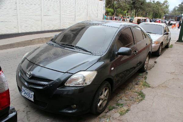 Vehículo robado a Nancy Méndez, en 2012.