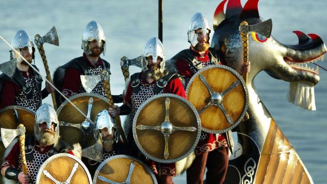 La gran mayoría de los vikingos que salía a saquear eran hombres jóvenes. PA