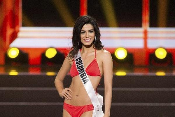 Lucía Aldana es Miss Colombia. (Foto Prensa Libre: AFP)