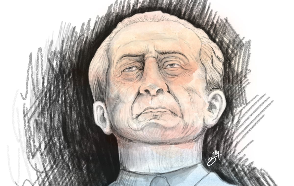 El escritor Humberto Porta Mencos falleció en 1968. Ilustración Prensa Libre: Billy Melgar.