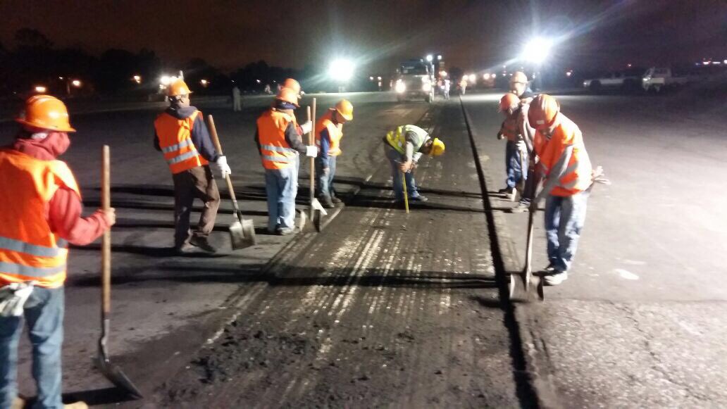 Trabajos de reparación de la pista se realizarán de 23 a 5 horas. (Foto Prensa Libre: DGAC)