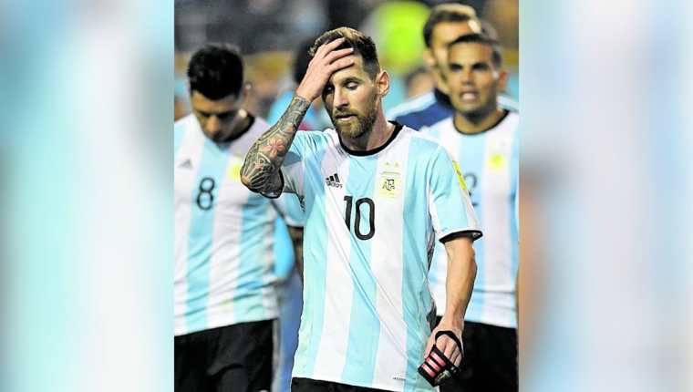 Las selección de Argentina estuvo a punto de no participar en el Mundial de Rusia 2018. (Foto Prensa Libre: AFP)