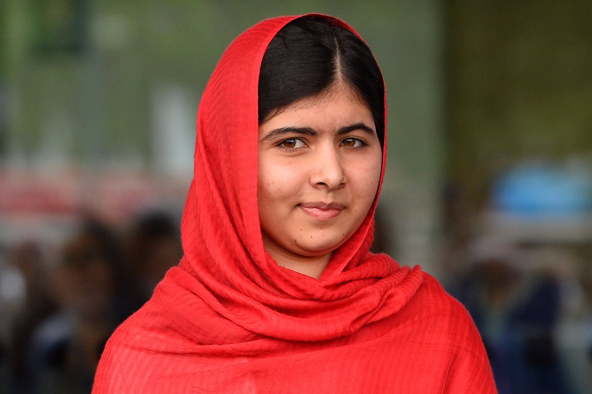 Malala Yousafzai, Premio Nobel de la Paz 2014. (Foto Prensa Libre: AFP).