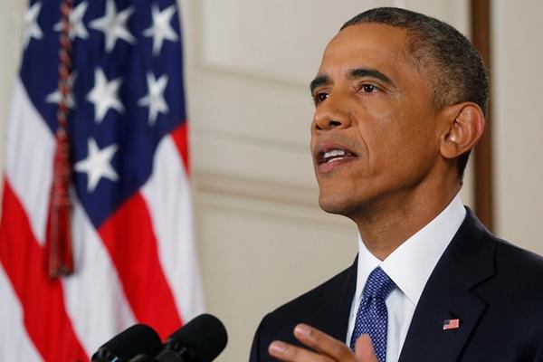 Presidente Barack Obama, durante el discurso sobre migración. (Foto Prensa Libre: AP)