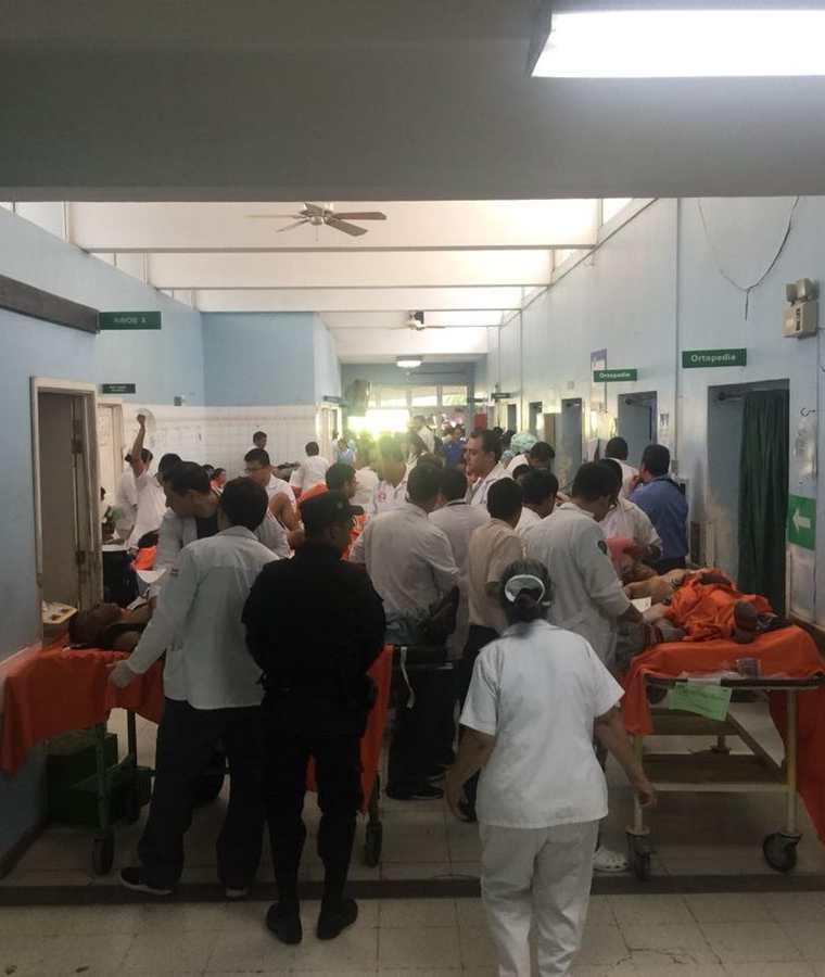 Así está la Emergencia del Hospital Roosevelt. (Foto Prensa Libre: cortesía)