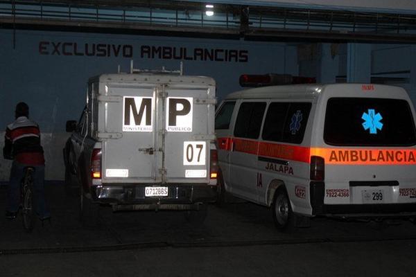 Hospital Nacional de Jalapa, donde murió Manuel de Jesús Zepeda, después de haber sido baleado en el barrio El Provenir. (Foto Prensa Libre: Hugo Oliva) 