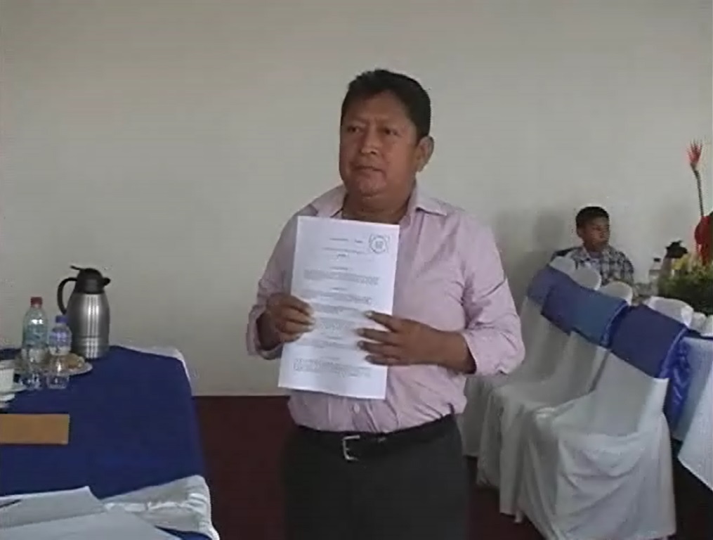 Santos Calel, fungió como alcalde de San Bartolomé Jocotenango, Quiché.(Foto Prensa Libre: Héctor Cordero)