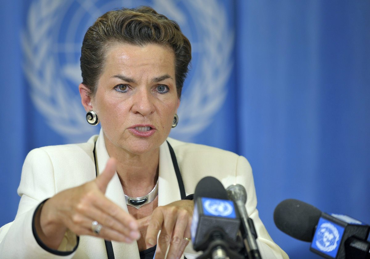 <em>La jefa de la ONU sobre el clima, Christiana Figueres.</em>